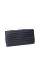 Bottega Veneta Continental Wallet – Intrecciato Skinn, Sort