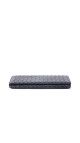 Bottega Veneta Continental Wallet – Intrecciato Skinn, Sort
