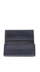 Bottega Veneta Continental Wallet – Intrecciato Skinn, Sort