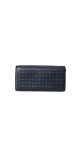 Bottega Veneta Continental Wallet – Intrecciato Skinn, Sort