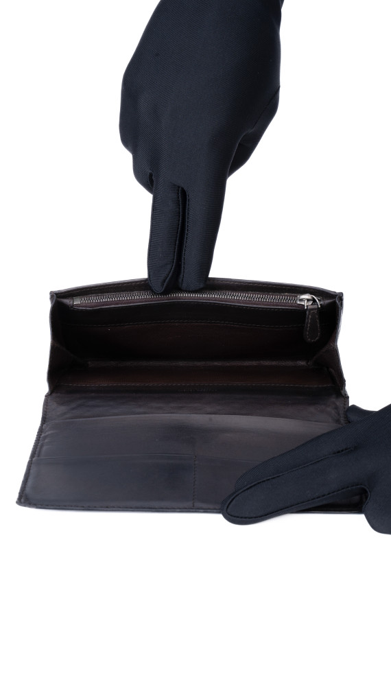 Bottega Veneta Continental Wallet – Intrecciato Skinn, Sort