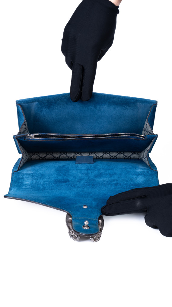 Gucci Dionysus GG Blooms Shoulder Bag – Blå Blomsterprint