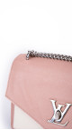 Louis Vuitton Lockme Chain Bag – Rosa og Sort Kalveskinn