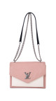 Louis Vuitton Lockme Chain Bag – Rosa og Sort Kalveskinn