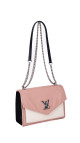 Louis Vuitton Lockme Chain Bag – Rosa og Sort Kalveskinn