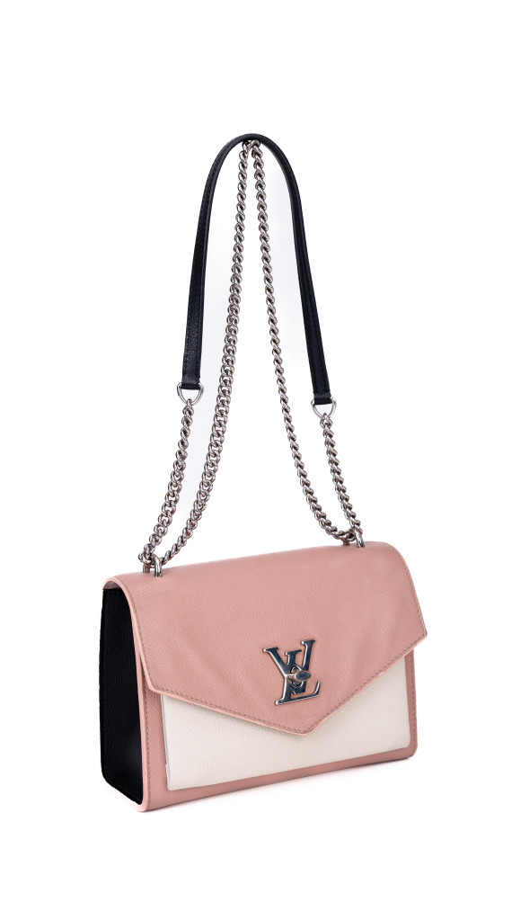 Louis Vuitton Lockme Chain Bag – Rosa og Sort Kalveskinn