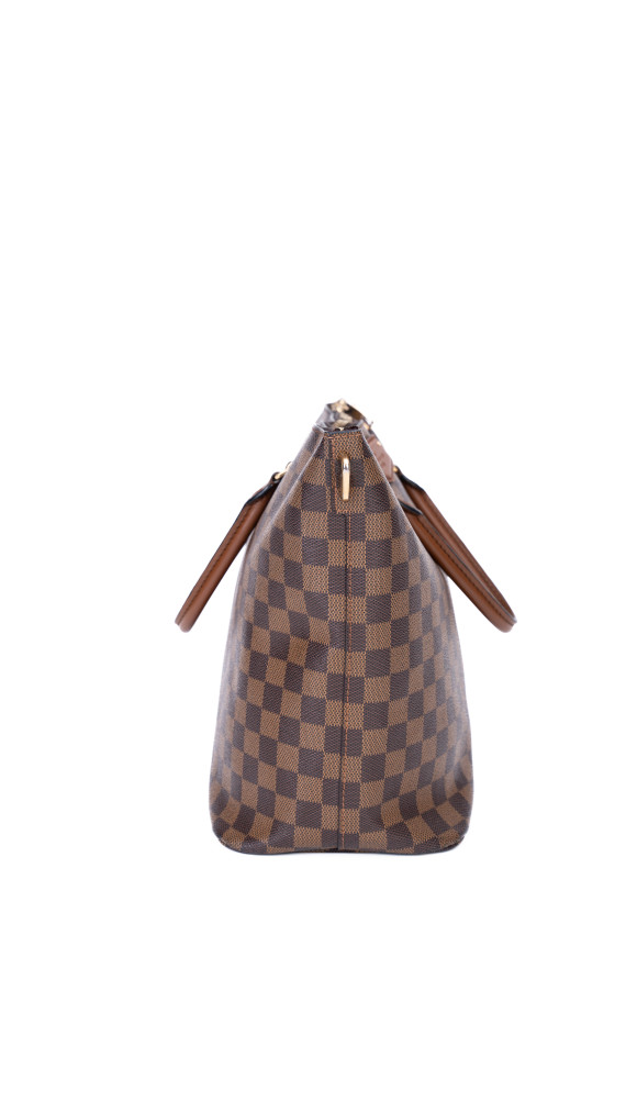 Louis Vuitton Neverfull-Style Tote – Damier Ebene Canvas