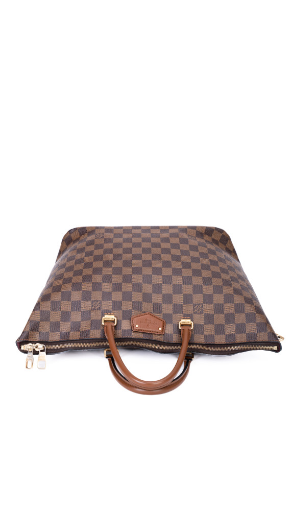 Louis Vuitton Neverfull-Style Tote – Damier Ebene Canvas
