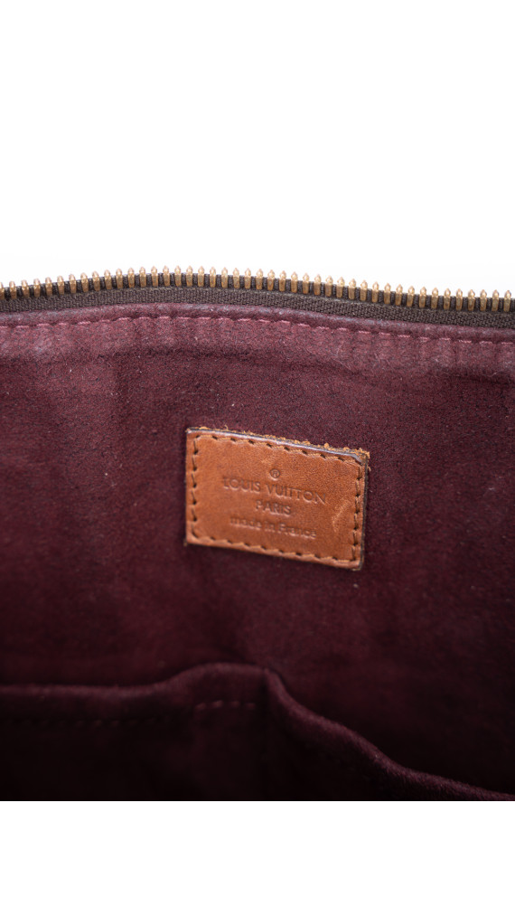 Louis Vuitton Neverfull-Style Tote – Damier Ebene Canvas