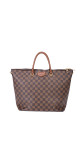 Louis Vuitton Neverfull-Style Tote – Damier Ebene Canvas