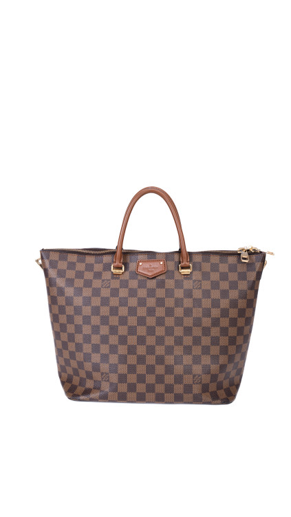 Louis Vuitton Neverfull-Style Tote – Damier Ebene Canvas
