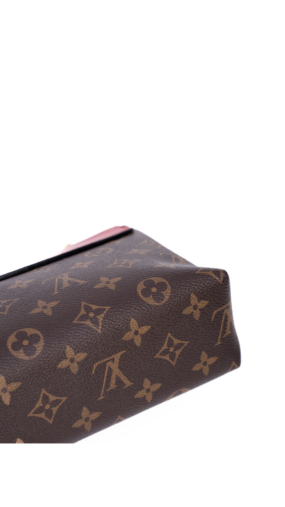 Louis Vuitton Pallas Chain Bag – Monogram Canvas & Rød Skinnklaff