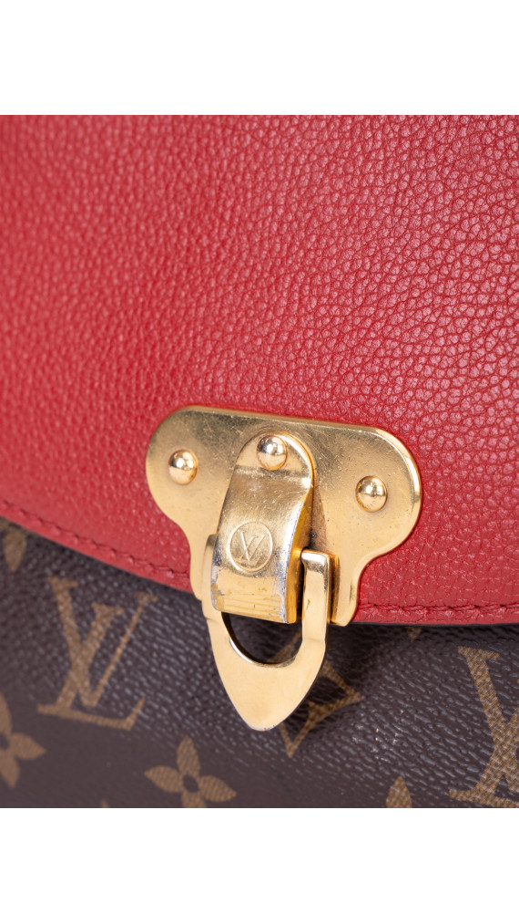 Louis Vuitton Pallas Chain Bag – Monogram Canvas & Rød Skinnklaff