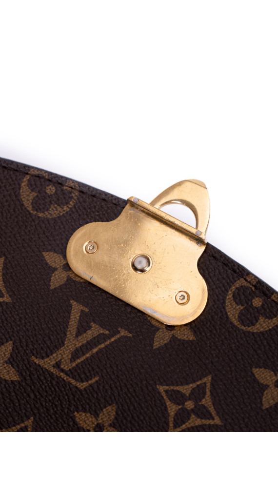 Louis Vuitton Pallas Chain Bag – Monogram Canvas & Rød Skinnklaff
