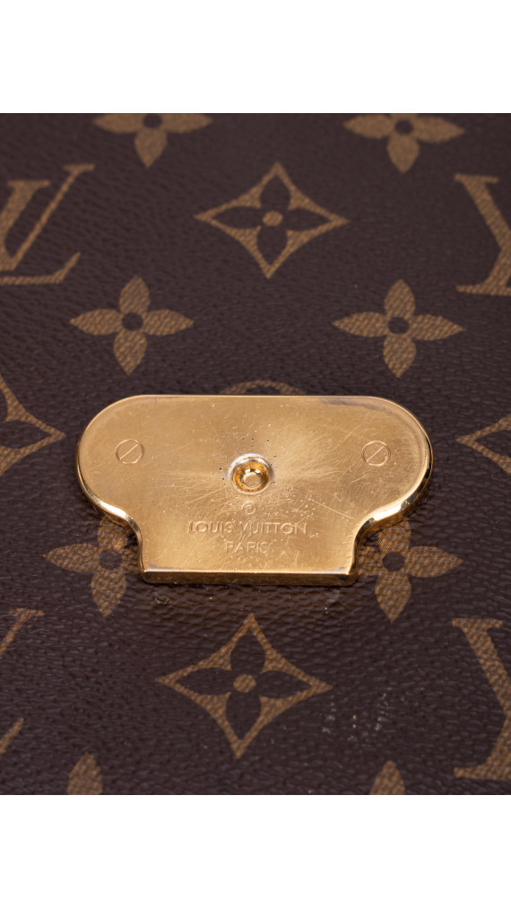 Louis Vuitton Pallas Chain Bag – Monogram Canvas & Rød Skinnklaff