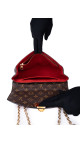 Louis Vuitton Pallas Chain Bag – Monogram Canvas & Rød Skinnklaff