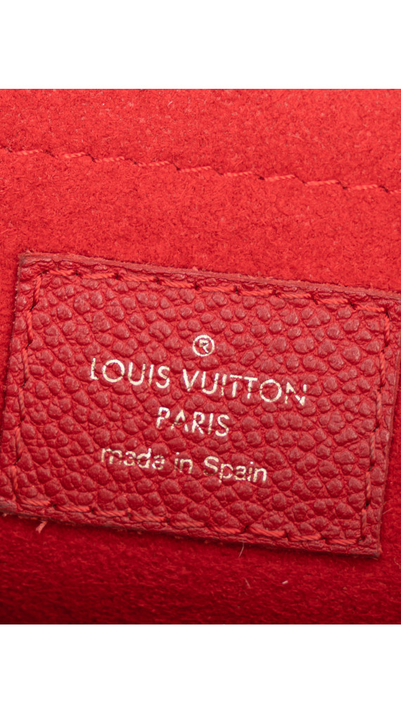 Louis Vuitton Pallas Chain Bag – Monogram Canvas & Rød Skinnklaff