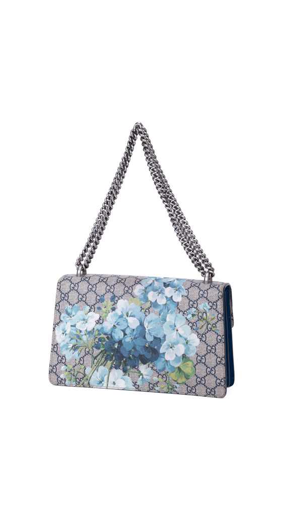 Gucci Dionysus GG Blooms Shoulder Bag – Blå Blomsterprint