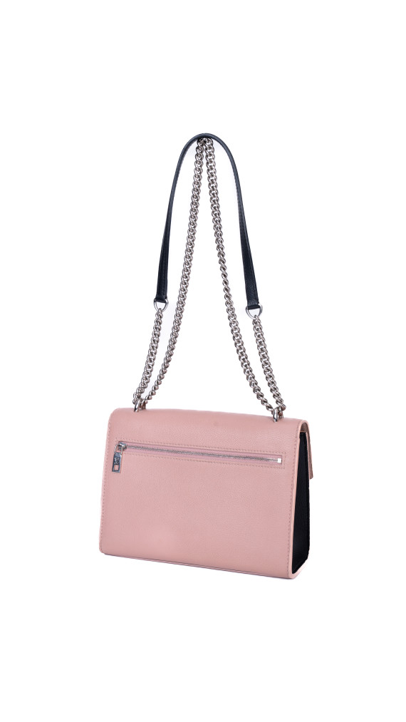 Louis Vuitton Lockme Chain Bag – Rosa og Sort Kalveskinn
