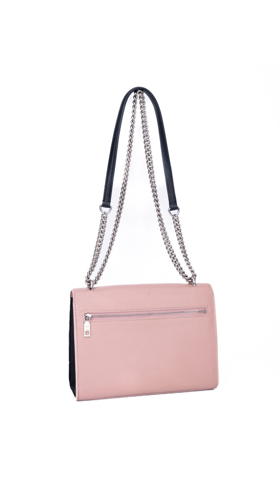 Louis Vuitton Lockme Chain Bag – Rosa og Sort Kalveskinn