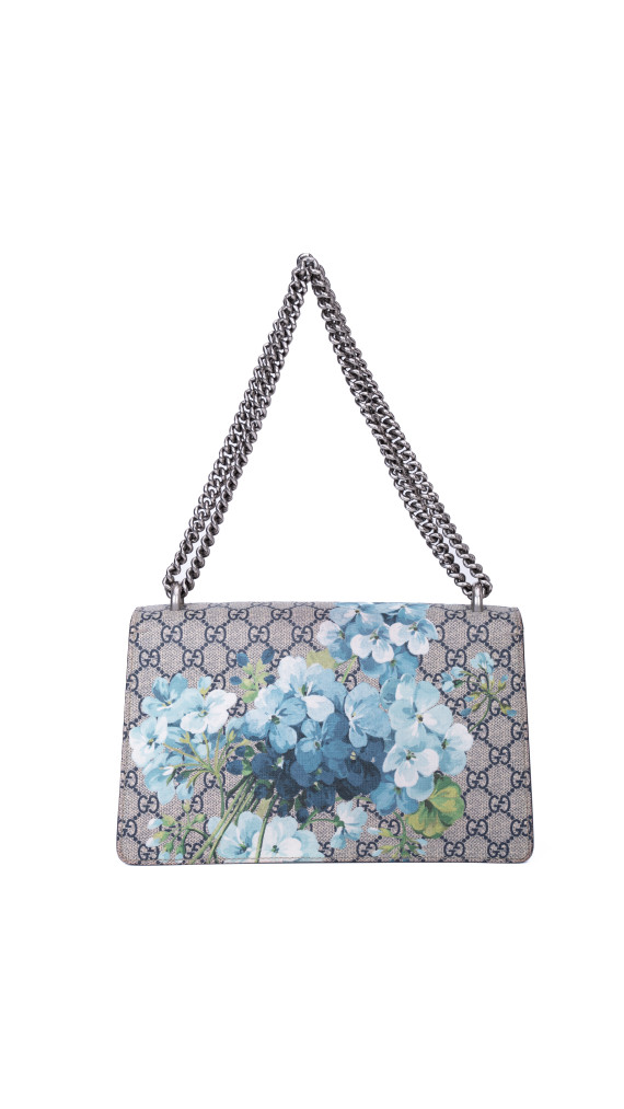 Gucci Dionysus GG Blooms Shoulder Bag – Blå Blomsterprint