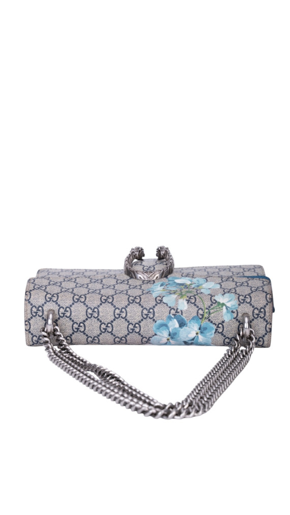 Gucci Dionysus GG Blooms Shoulder Bag – Blå Blomsterprint