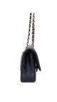 Chanel Classic Double Flap Bag – Sort Lammeskinn med Gullfarget Hardware
