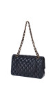 Chanel Classic Double Flap Bag – Sort Lammeskinn med Gullfarget Hardware