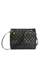 Chanel Vintage Quilted Caviar Leather Shoulder Bag