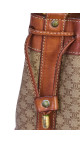 Celine Vintage Bucket Bag i Beige Macadam Monogram