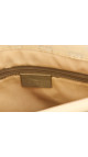 Gucci Beige Monogram Bamboo Handle Tote Bag