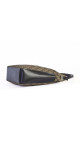 Gucci GG Monogram Hobo Bag med Skinnpaneler