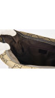 Gucci GG Monogram Hobo Bag med Skinnpaneler