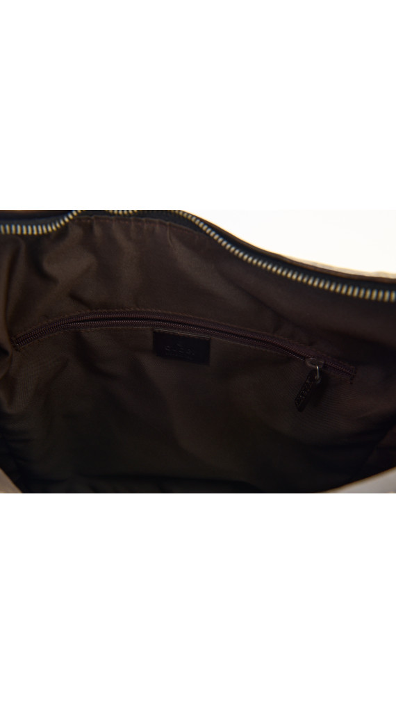 Gucci GG Monogram Hobo Bag med Skinnpaneler