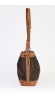 Celine Vintage Bucket Bag i Macadam Canvas