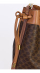Celine Vintage Bucket Bag i Macadam Canvas