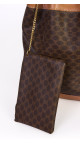 Celine Vintage Bucket Bag i Macadam Canvas