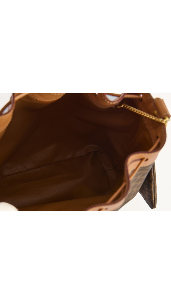 Celine Vintage Bucket Bag i Macadam Canvas