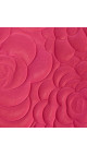Chanel Camellia Lambskin Pink Wallet med Sølv CC-logo