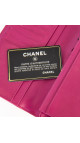 Chanel Camellia Lambskin Pink Wallet med Sølv CC-logo