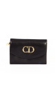 Christian Dior Vintage CD Wallet i Skinn