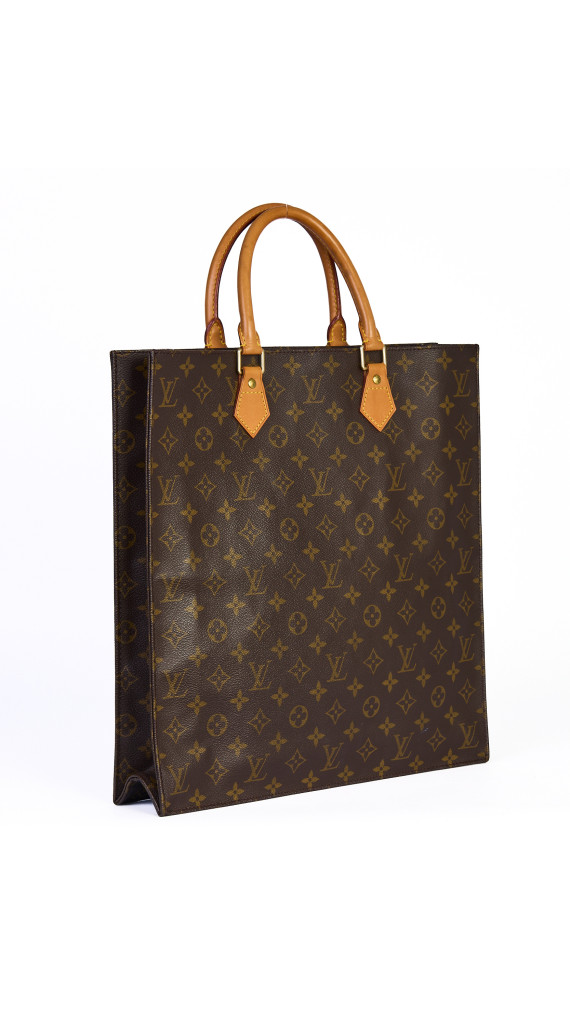 Louis Vuitton Monogram Sac Plat Tote Bag