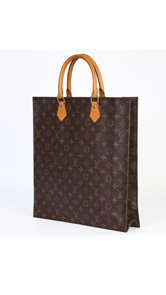 Louis Vuitton Monogram Sac Plat Tote Bag