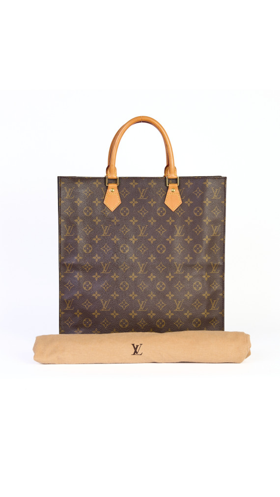 Louis Vuitton Monogram Sac Plat Tote Bag