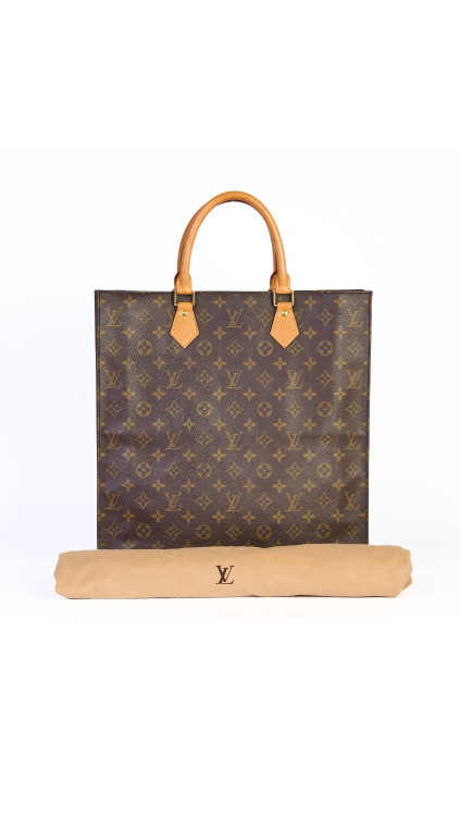 Louis Vuitton Monogram Sac Plat Tote Bag