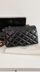 Chanel Single Flap Crossbody Bag Patent Leather