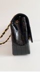 Chanel Single Flap Crossbody Bag Patent Leather