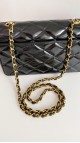 Chanel Single Flap Crossbody Bag Patent Leather