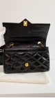 Chanel Single Flap Crossbody Bag Patent Leather