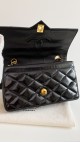 Chanel Single Flap Crossbody Bag Patent Leather